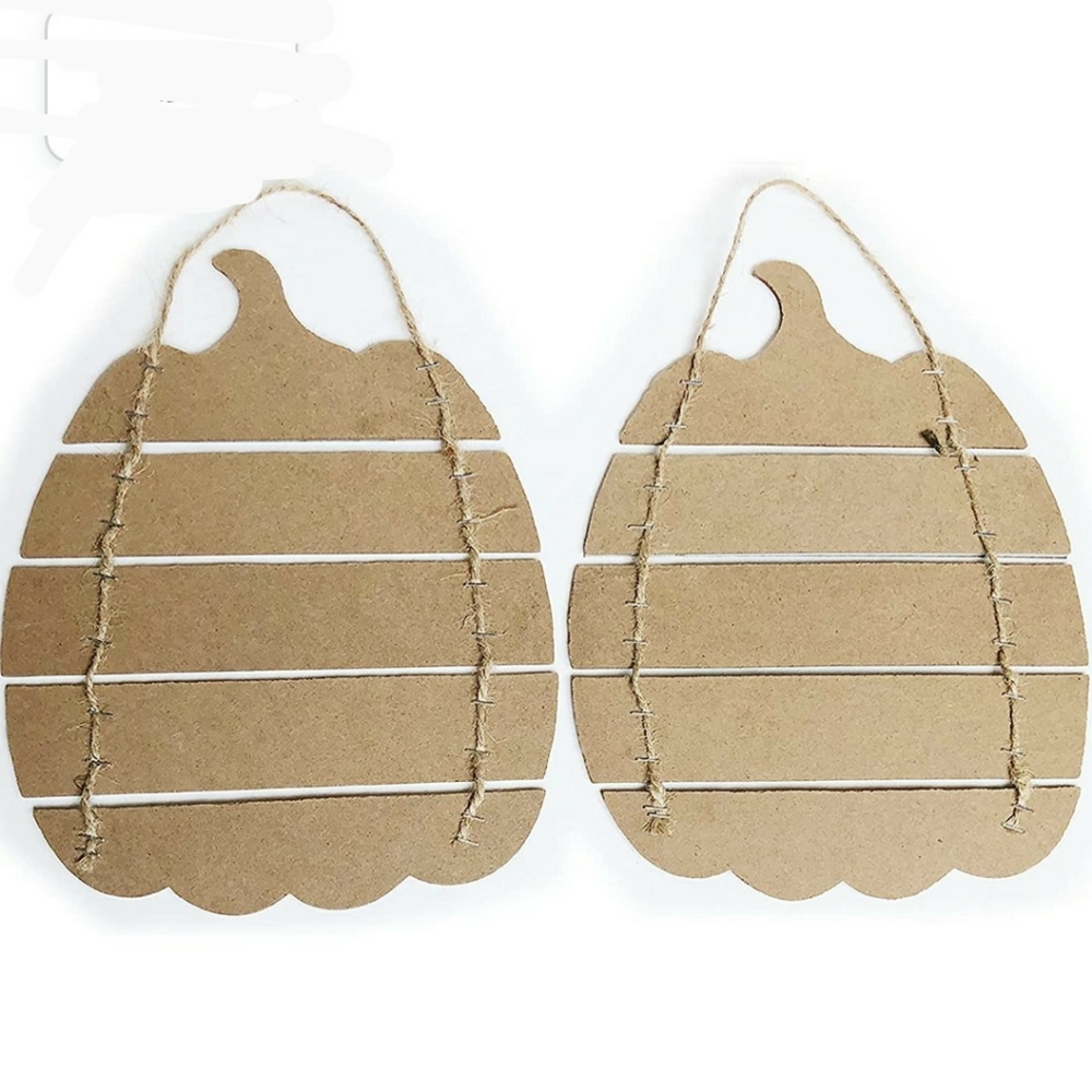 Pumpkin Shaped Door Hanger For Autumn - Picture 6 of 10